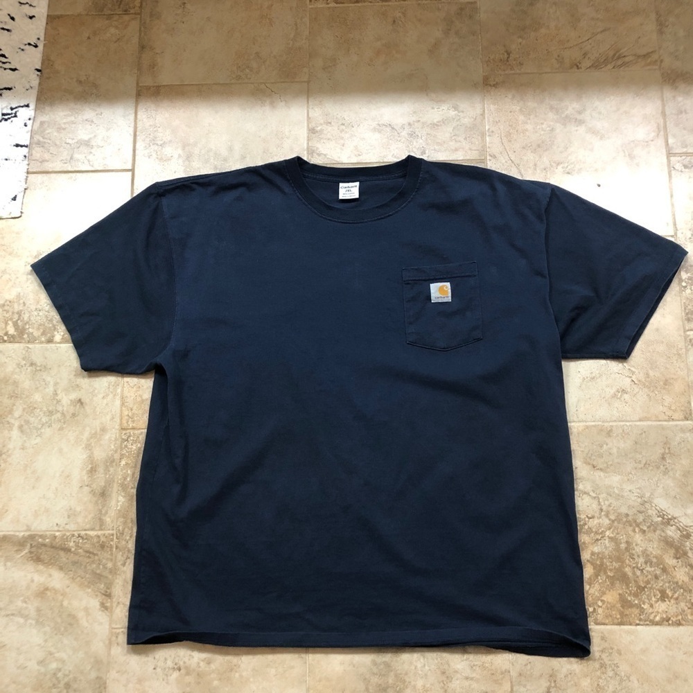 2004 Blue Pocket Carhartt tshirt